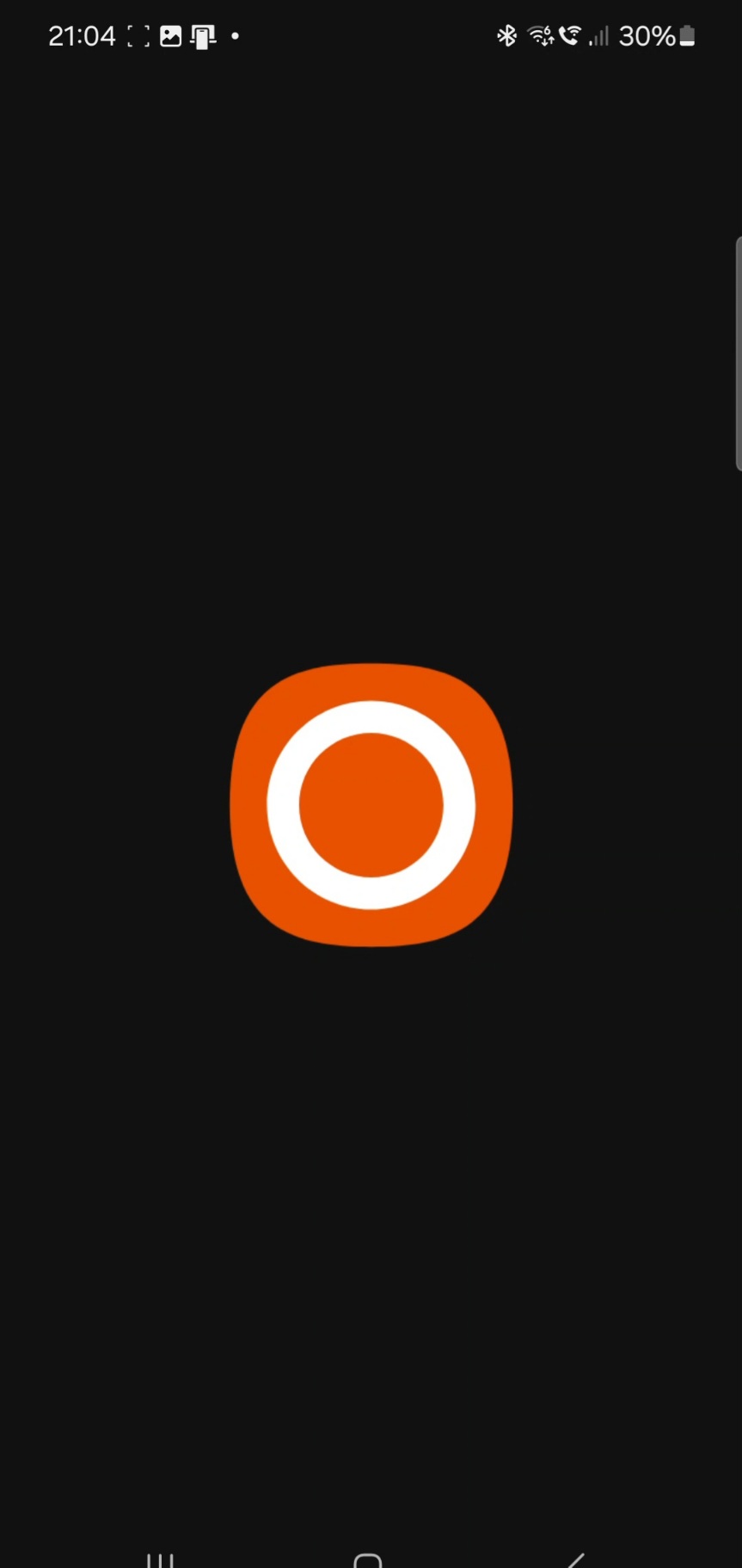 Écran d'une application mobile de gestion